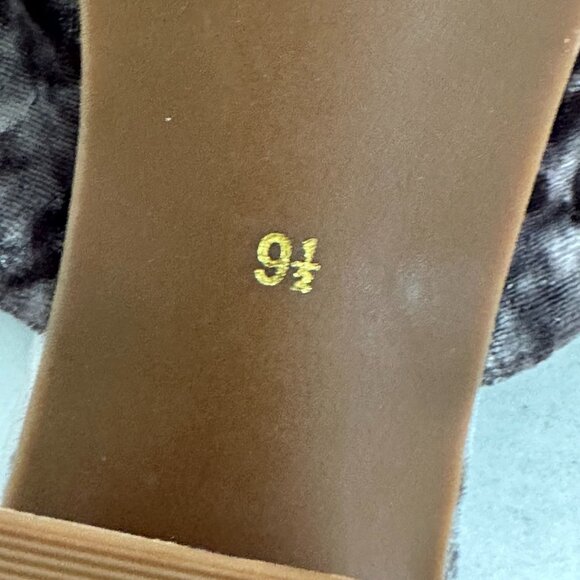 Seychelles Velvet Commute Block Heel Mules‎ Sandals Size 9.5 Gray Dressy Party - Picture 8 of 10